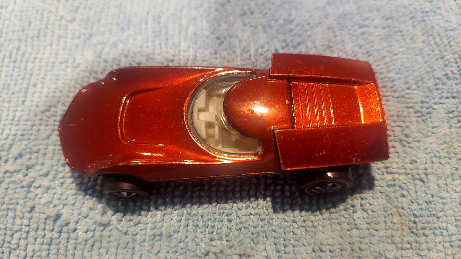 Vintage Hot Wheels Redline - TURBOFIRE - Red with White Interior