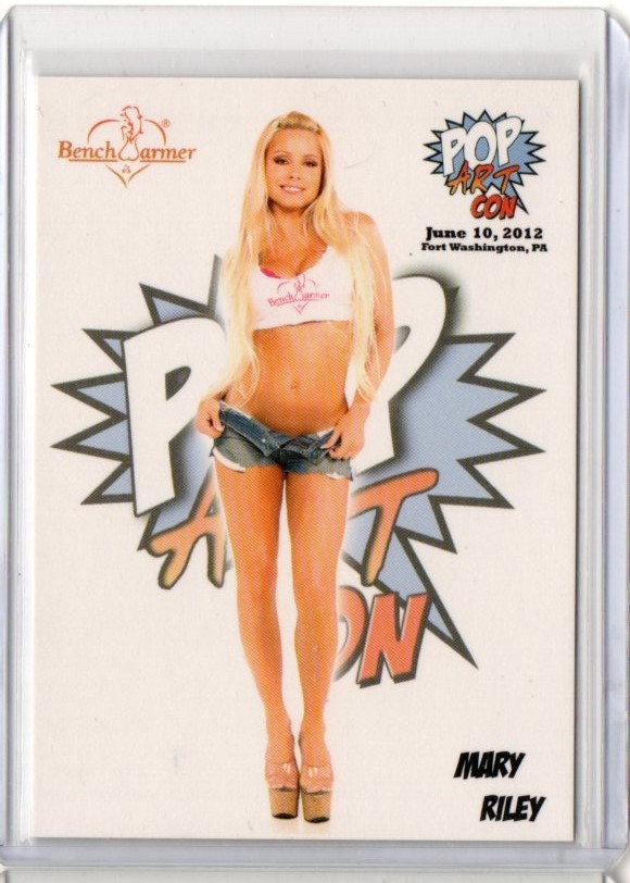 2012 Benchwarmer Mary Riley Pop Art Con Promo