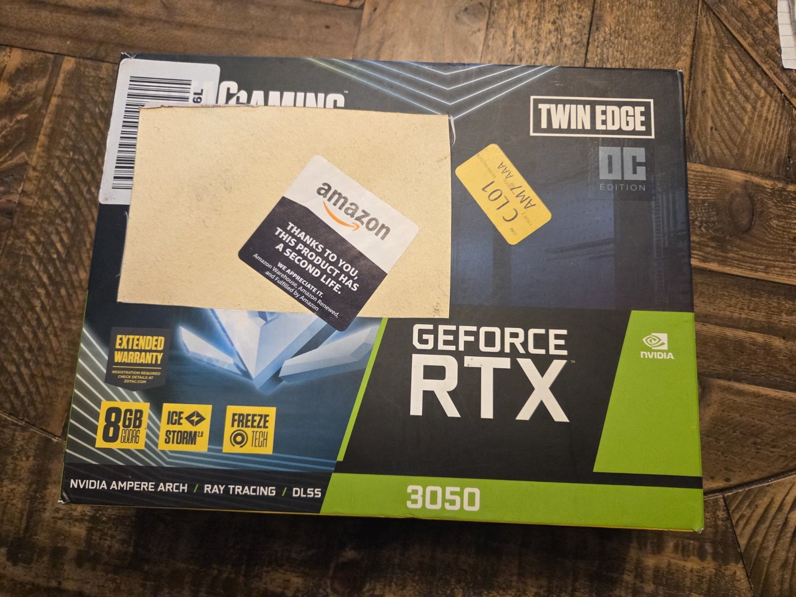 Zotac Gaming Geforce RTX 3050 8GB Zotac Gaming Geforce RTX 3050 8GB