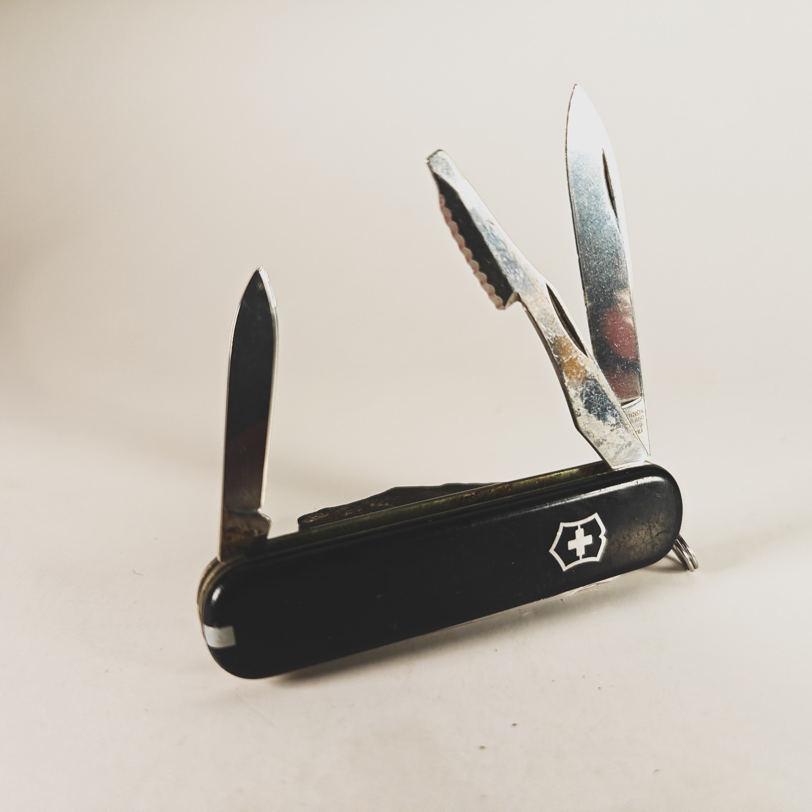 Victorinox Executive Swiss Army Knife  74mm Black Retired Rare Collectible