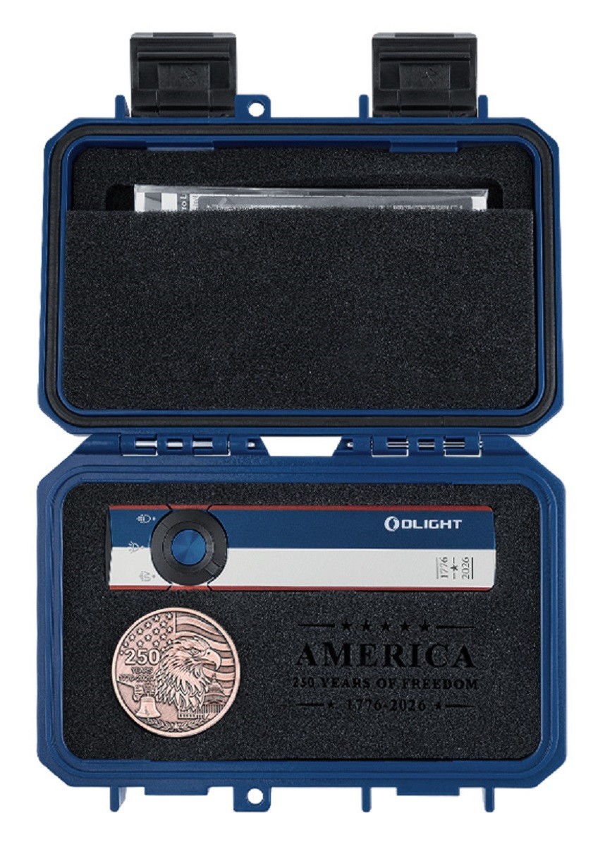 Olight Liberty Lines CORE ArkPro Limited Edition w/Battle Case & Coin BRAND NEW