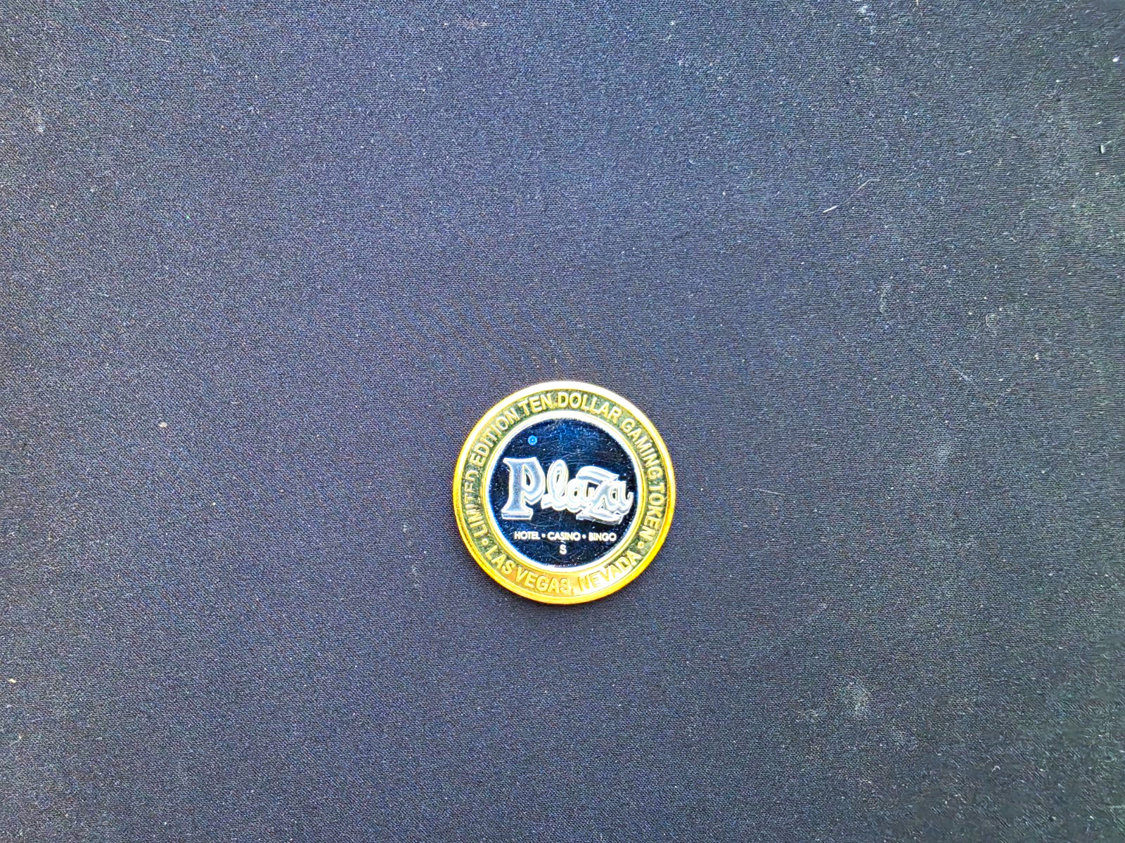 Plaza Casino Downtown Las Vegas NV Limited Edition $10 Collectible Gaming Token