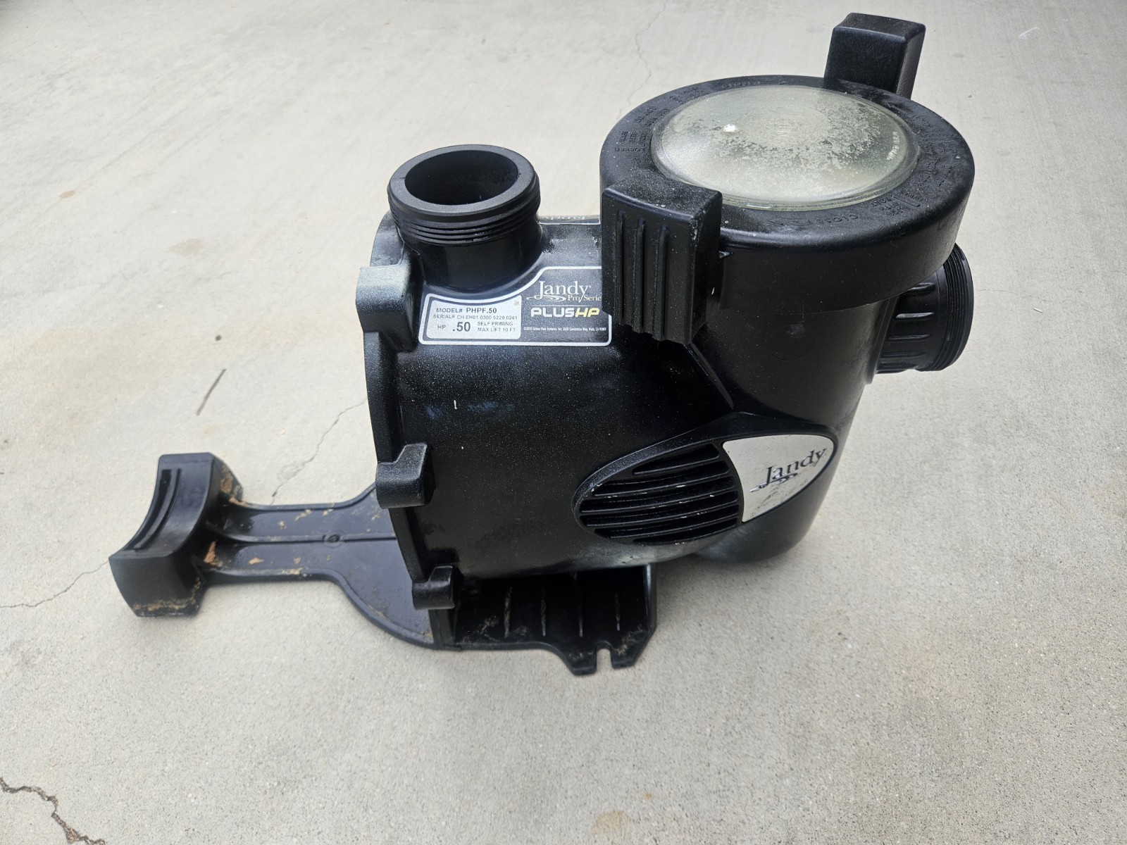 Trap/Pump Body, Zodiac Jandy PHPF