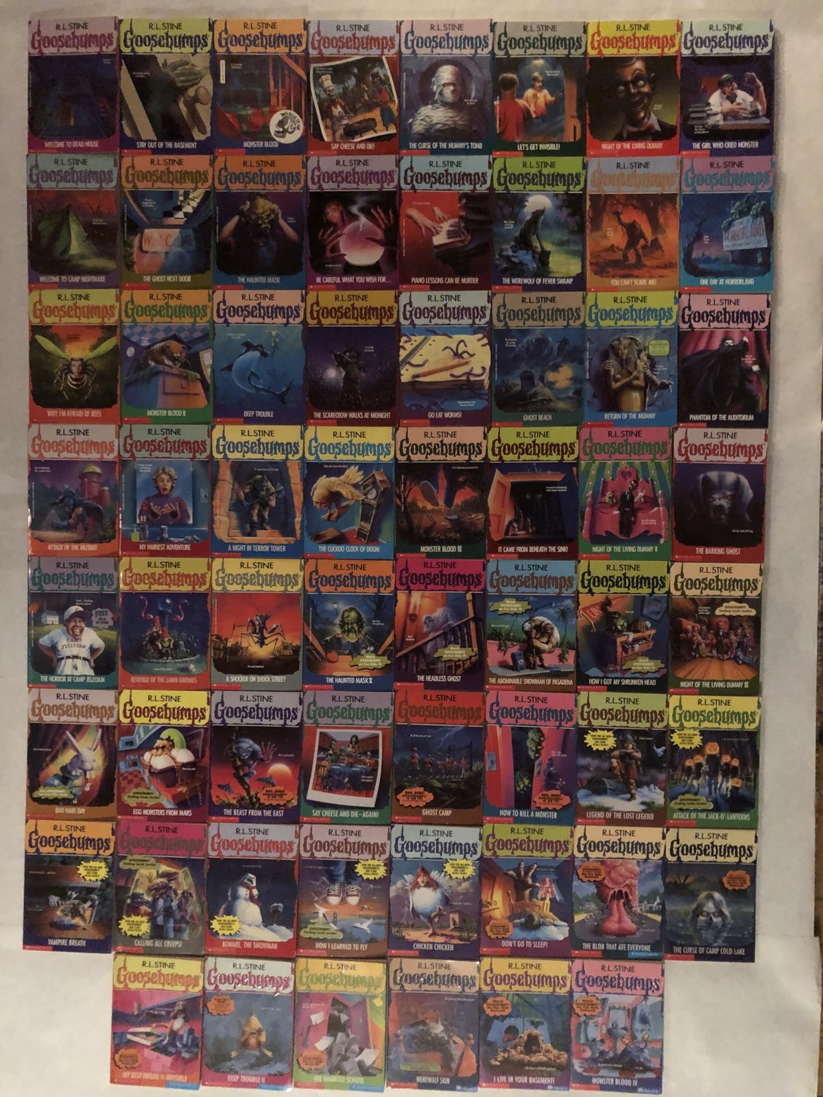 The Complete Goosebumps Series, Collection 1-62