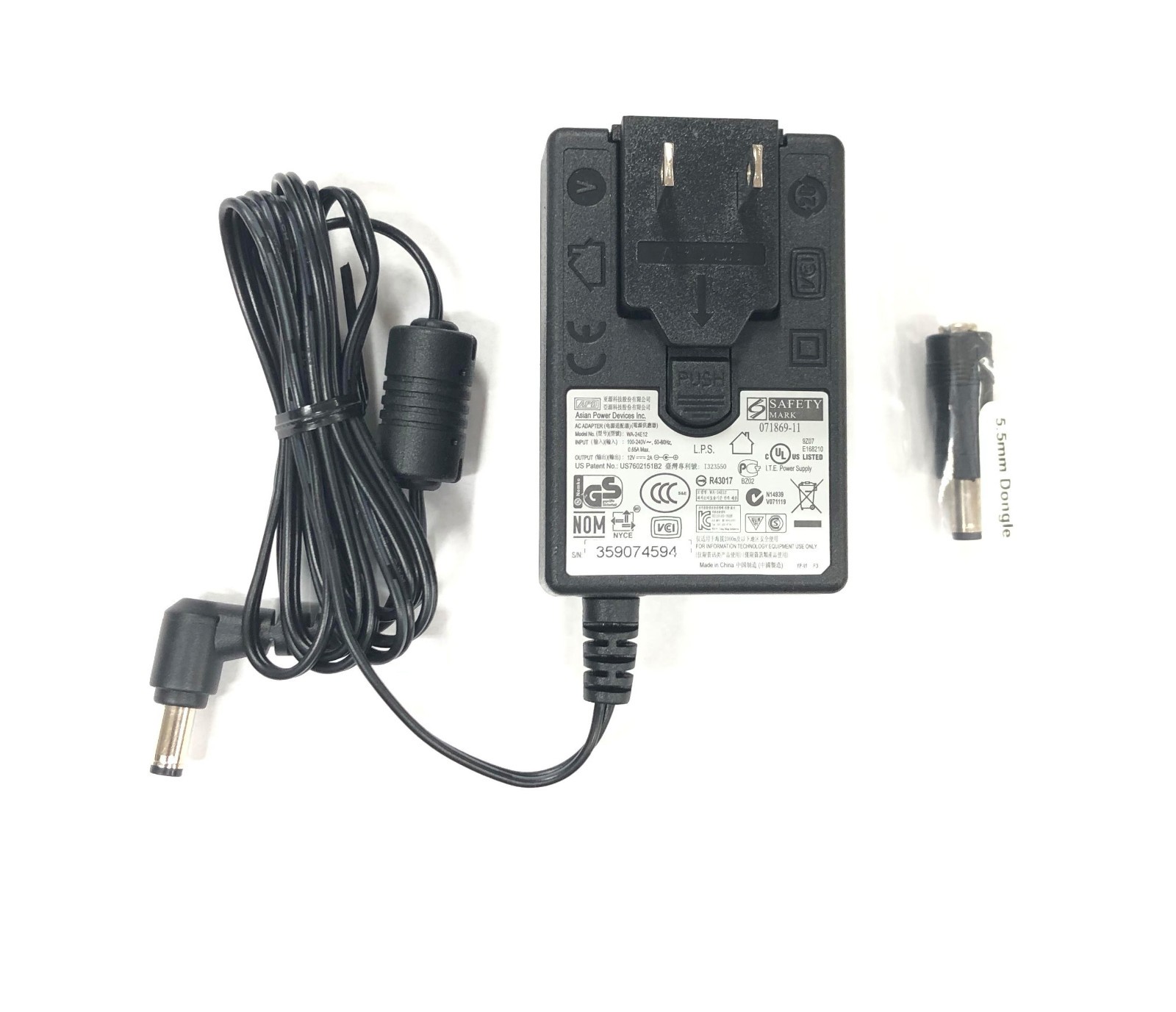 Original AC Power Adapter for Seagate BackUp Plus Desktop External Hard Drive