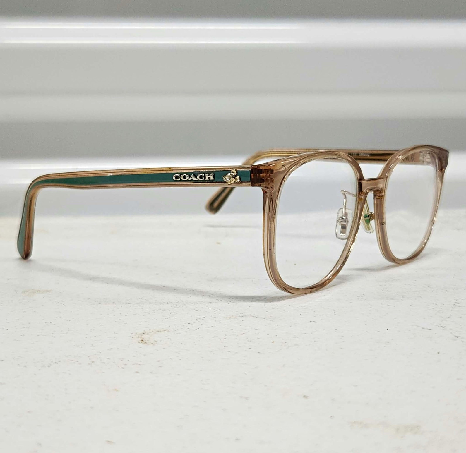 Coach X Disney HC6217 5749 53-19-145 Transparent Saddle Eyeglass Frames
