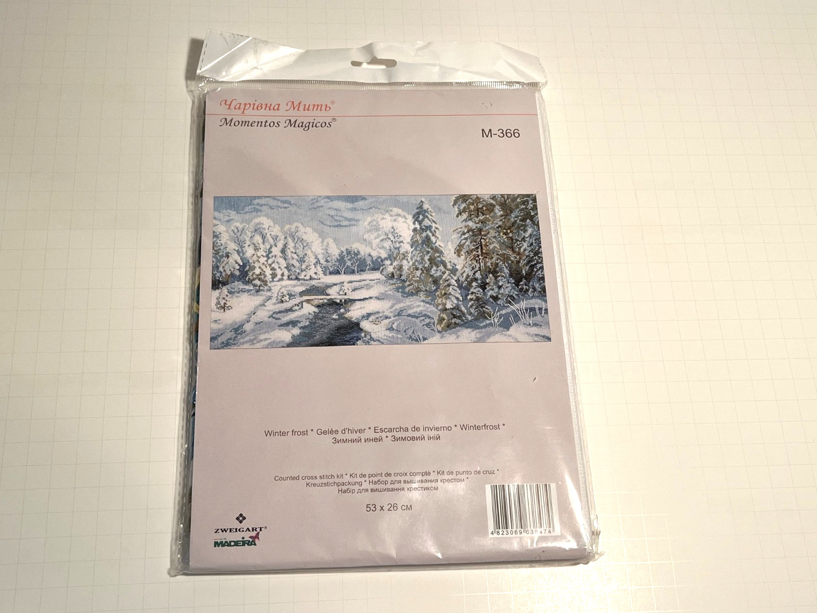 Charivna Mit Winter Frost M-366 Counted Cross Stitch Kit ~ Madeira Cotton Thread Charivna Mit Winter Frost M-366 Counted Cross Stitch Kit ~ Madeira Cotton Thread