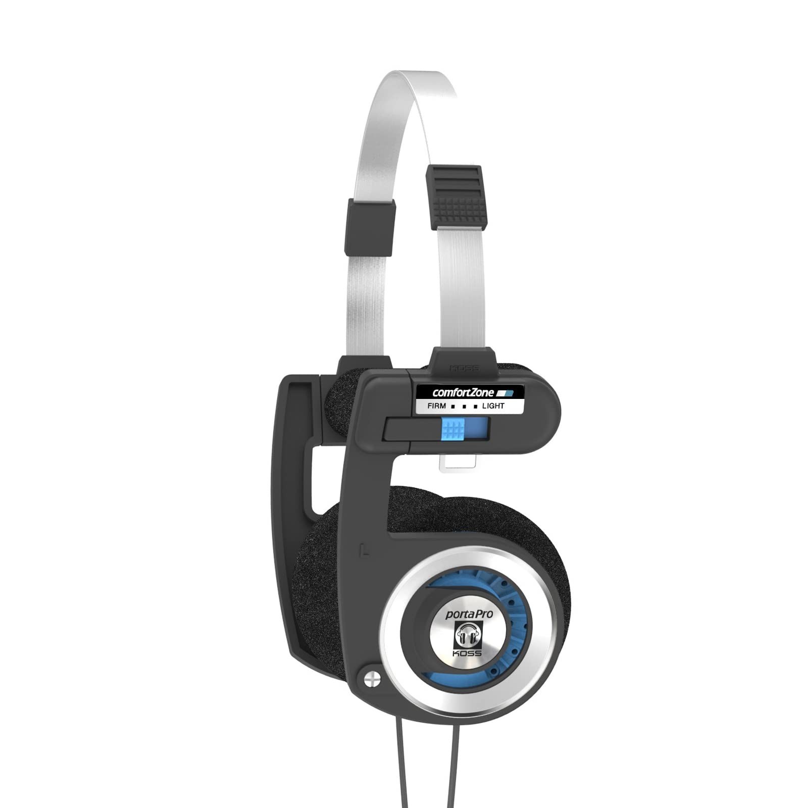 Koss Porta Pro Classic On-Ear Headphones, Retro Style, 3.5mm Wired Plug, Dura Koss Porta Pro Classic On-Ear Headphones, Retro Style, 3.5mm Wired Plug, Dura