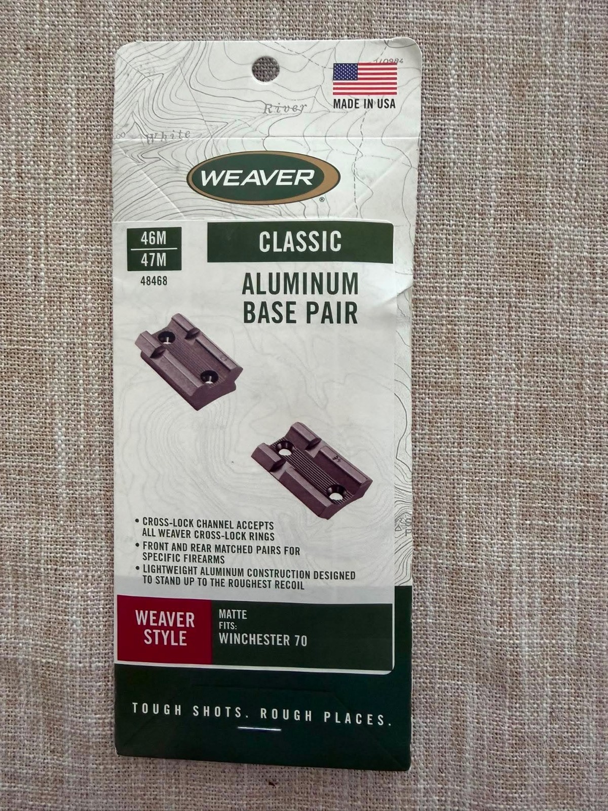 Weaver Classic Aluminum Base Pair 48468 Weaver Classic Aluminum Base Pair 48468