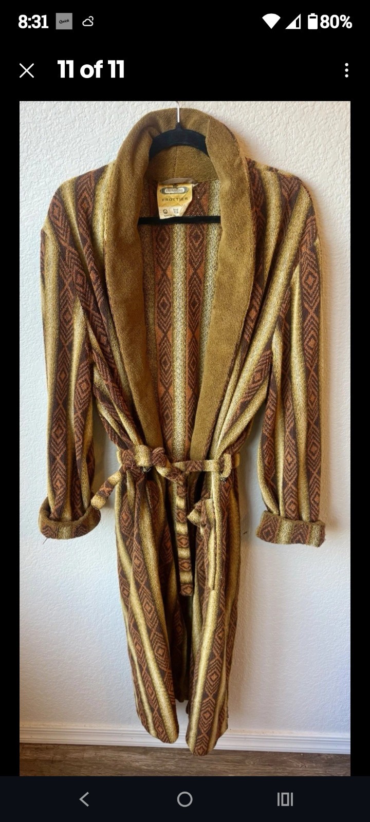 Vintage Mid 70\'s Awesome Drug Dealer Robe