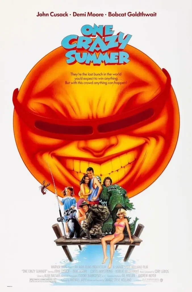 One Crazy Summer (1986) Movie Poster 24 x 36 Looks AWESOME