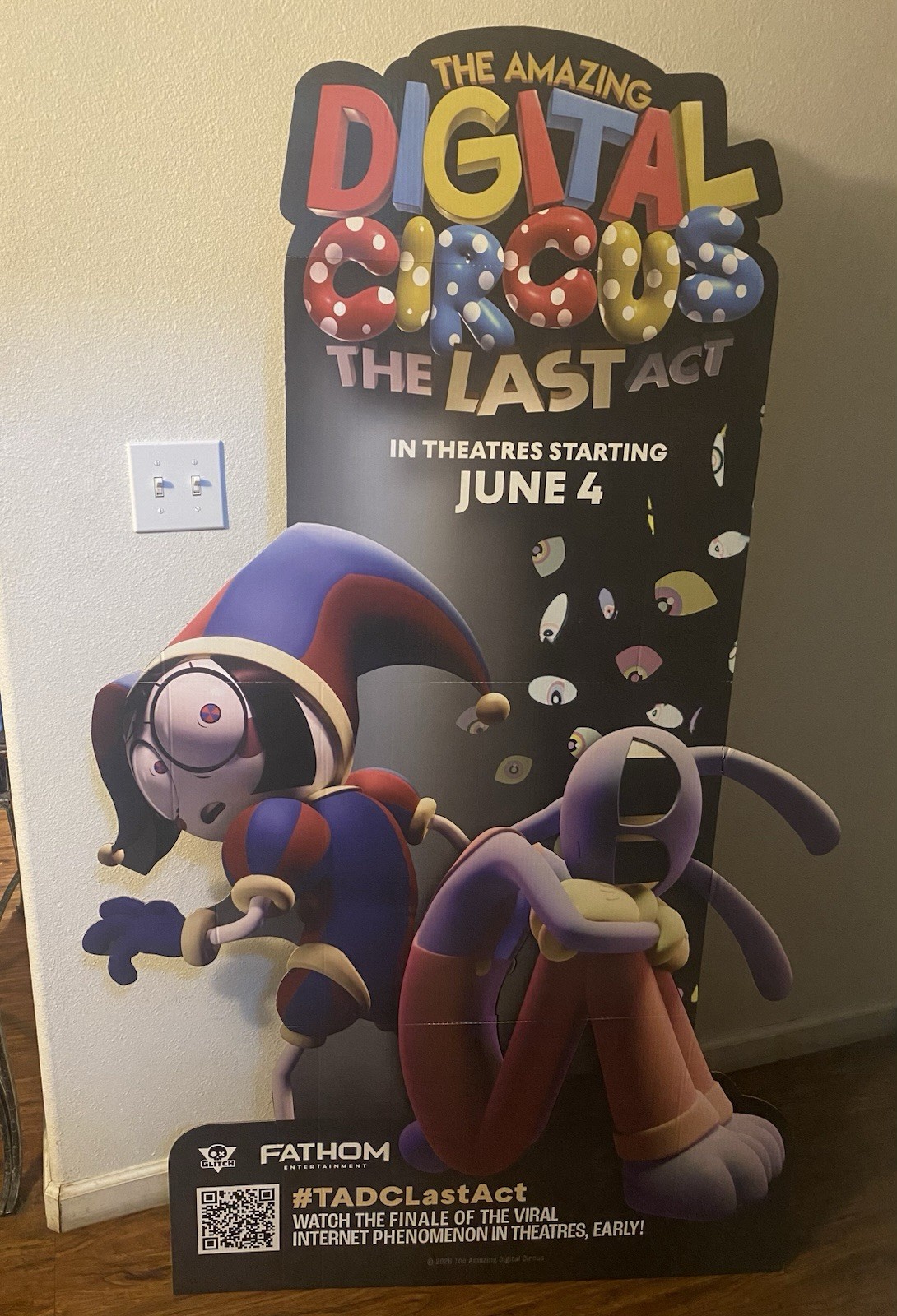The Amazing Digital Circus: The Last Act Movie Theater Cardboard Standee