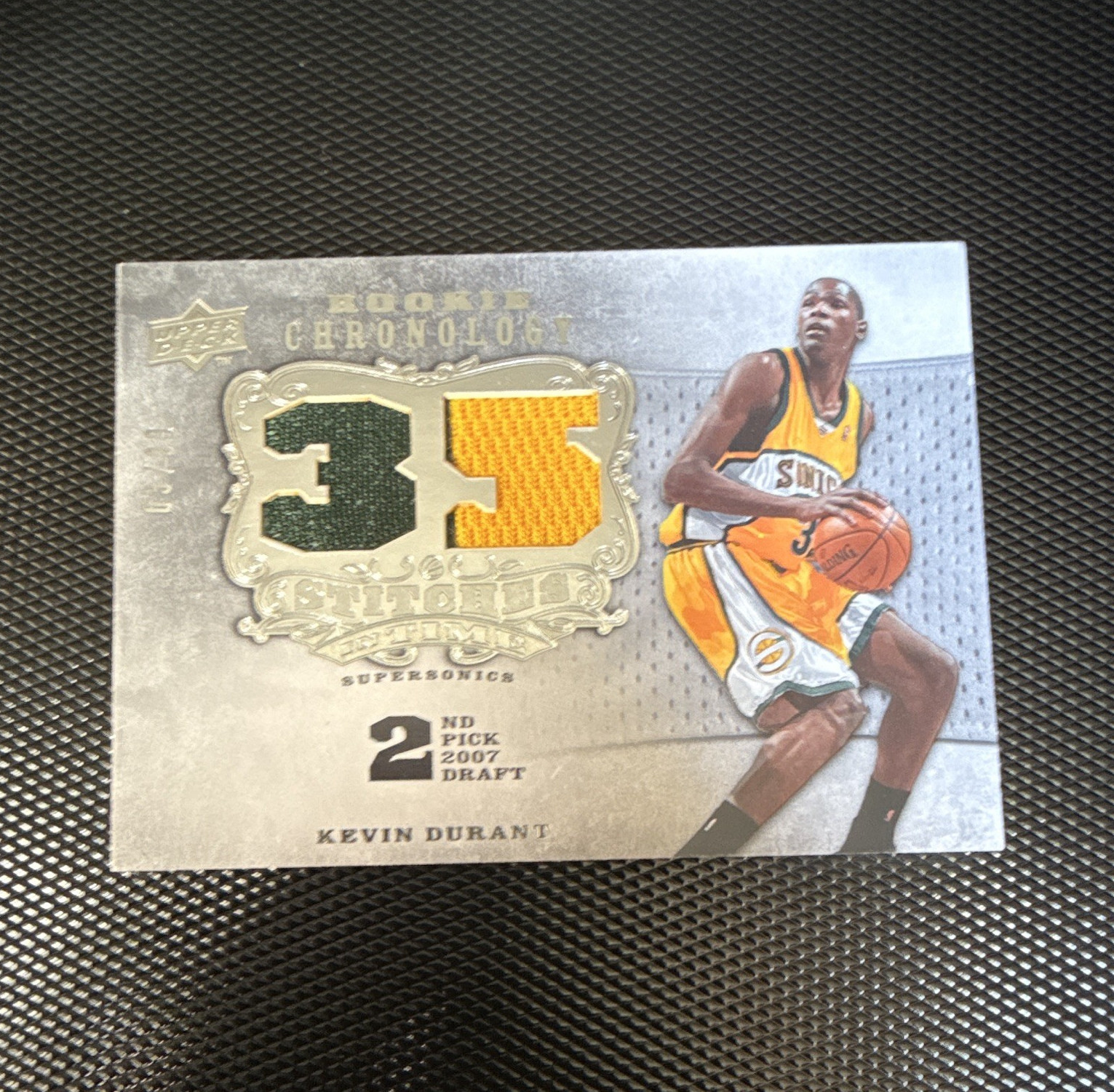 Upper Deck 2007-08 NBA Chronology Kevin Durant Stitches in Time RC SIT-KD /99 Upper Deck 2007-08 NBA Chronology Kevin Durant Stitches in Time RC SIT-KD /99