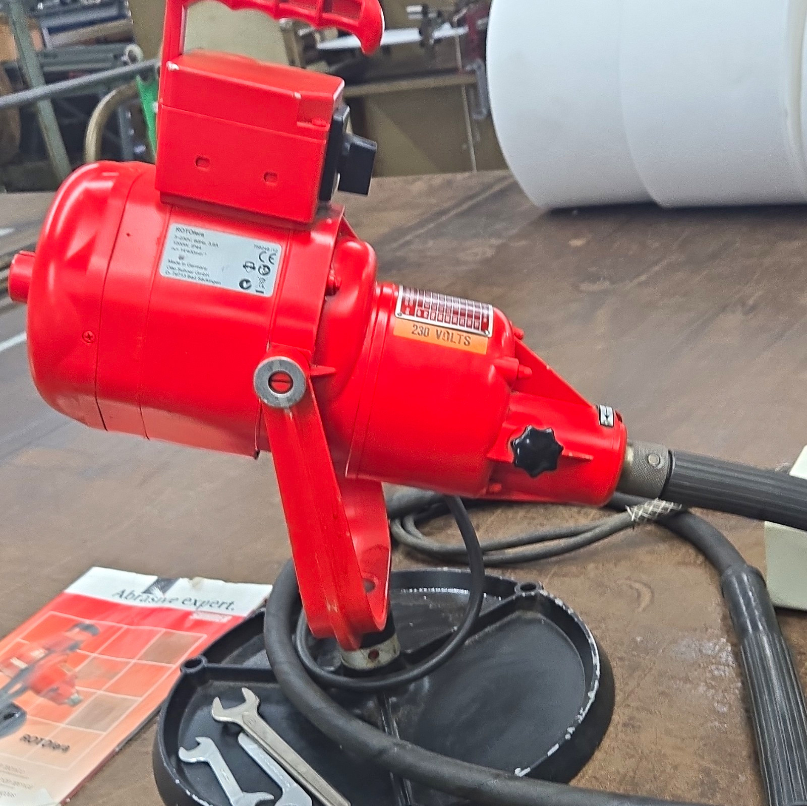 SUHNER ROTOfera Industrial Flexible Shaft Grinding & Polishing System