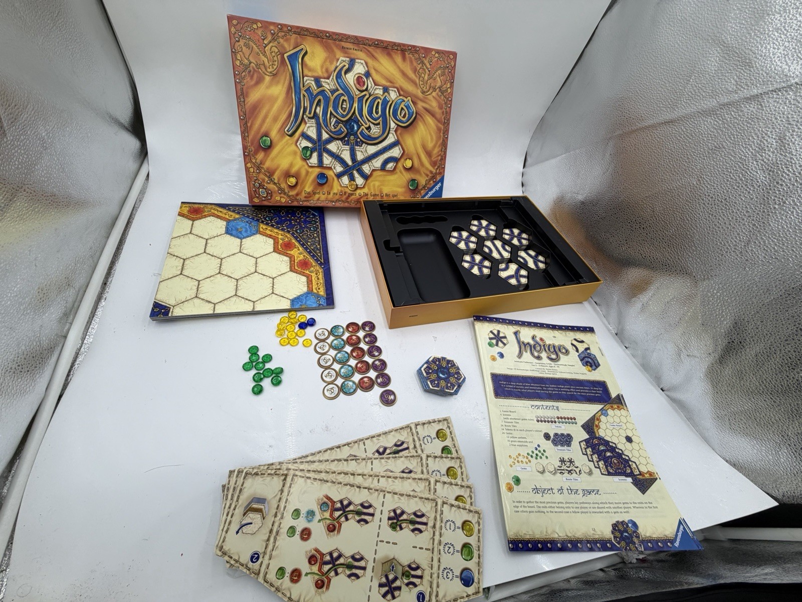 ✨Indigo Board Game Ravensburger Reiner Knizia 2012 ✨ ✨Indigo Board Game Ravensburger Reiner Knizia 2012 ✨