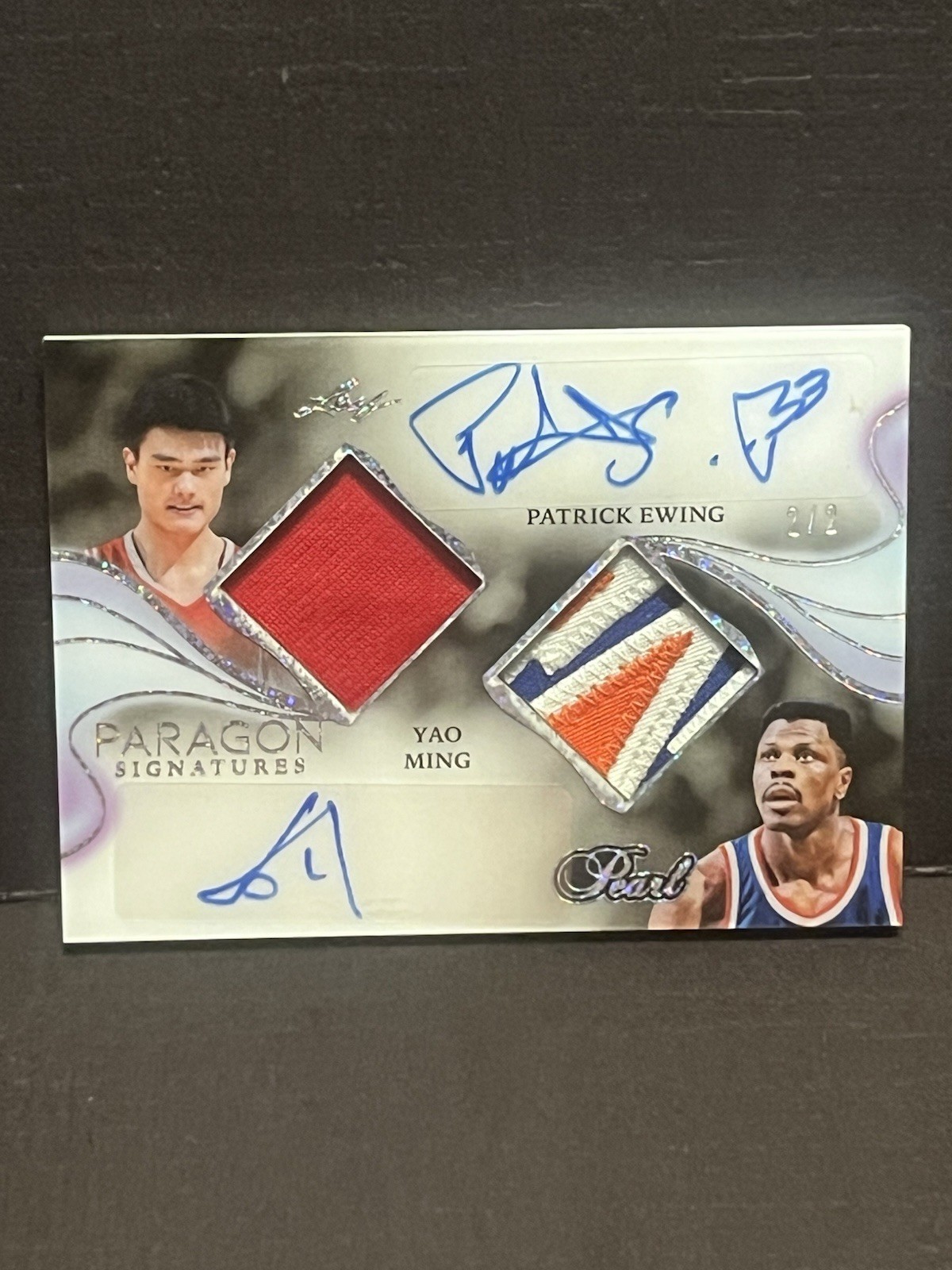 2025 Leaf Pearl Paragon Signatures Yao Ming Patrick Ewing Auto Patch Dual #2/2