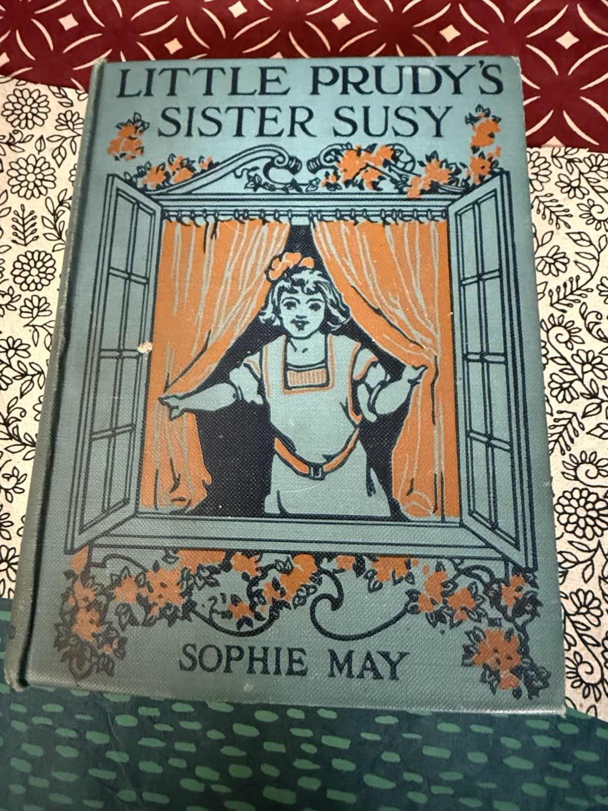 Antique 1882 ‘Little Prudy\'s Sister Susy’ by Sophie May HC illustrated