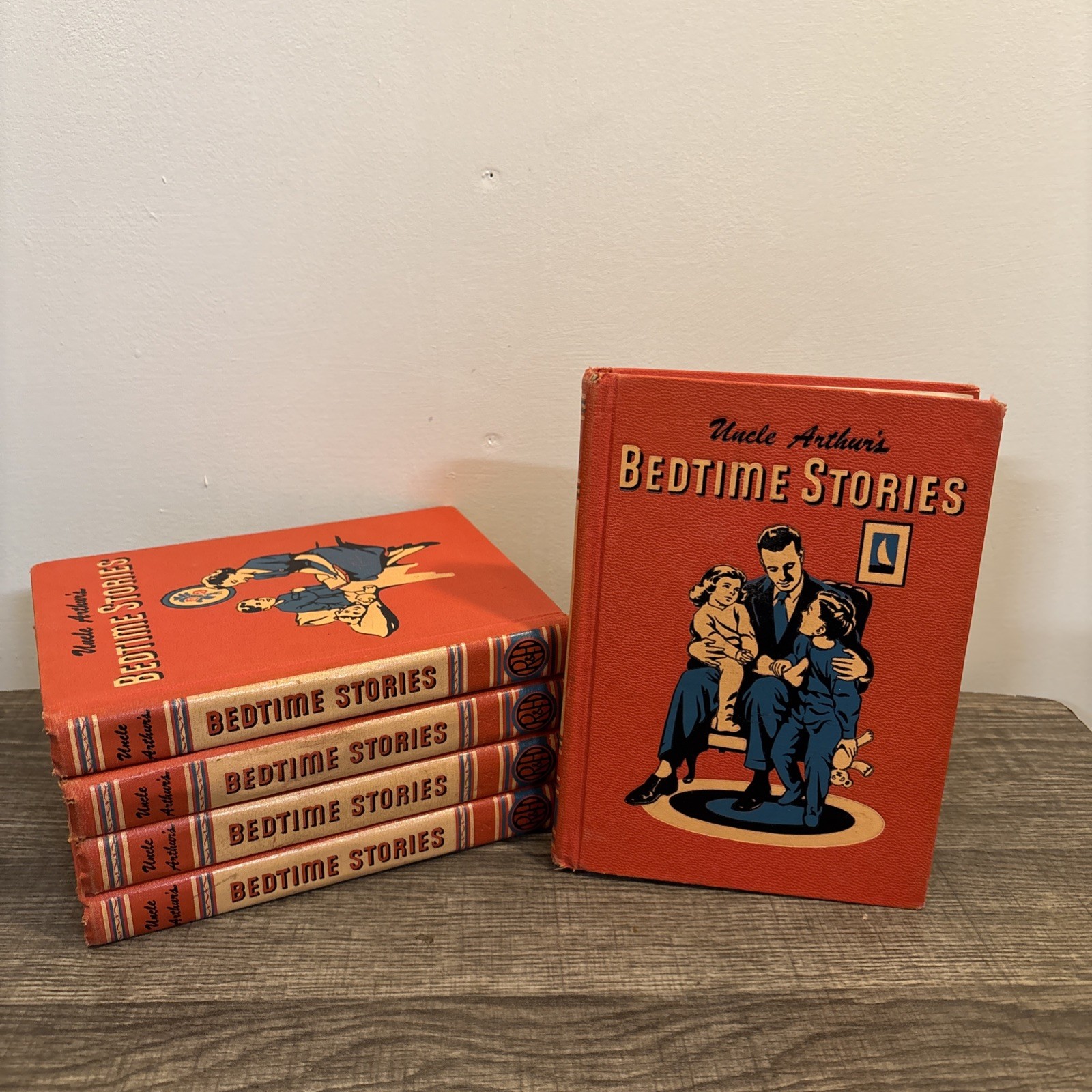 Uncle Arthur\'s Bedtime Stories Vol 1-5 by Arthur S. Maxwell - Hardcover -Vintage Uncle Arthur\'s Bedtime Stories Vol 1-5 by Arthur S. Maxwell - Hardcover -Vintage