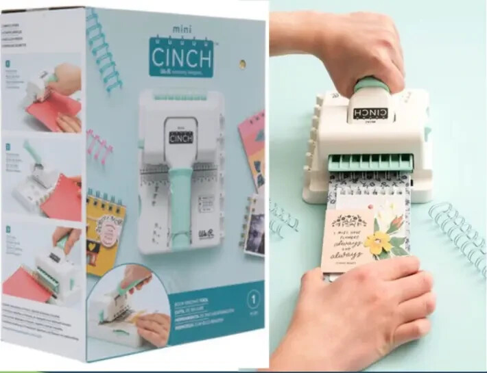 We R Memory Keepers Mini Cinch Book Binding Tool 661388 By American Crafs