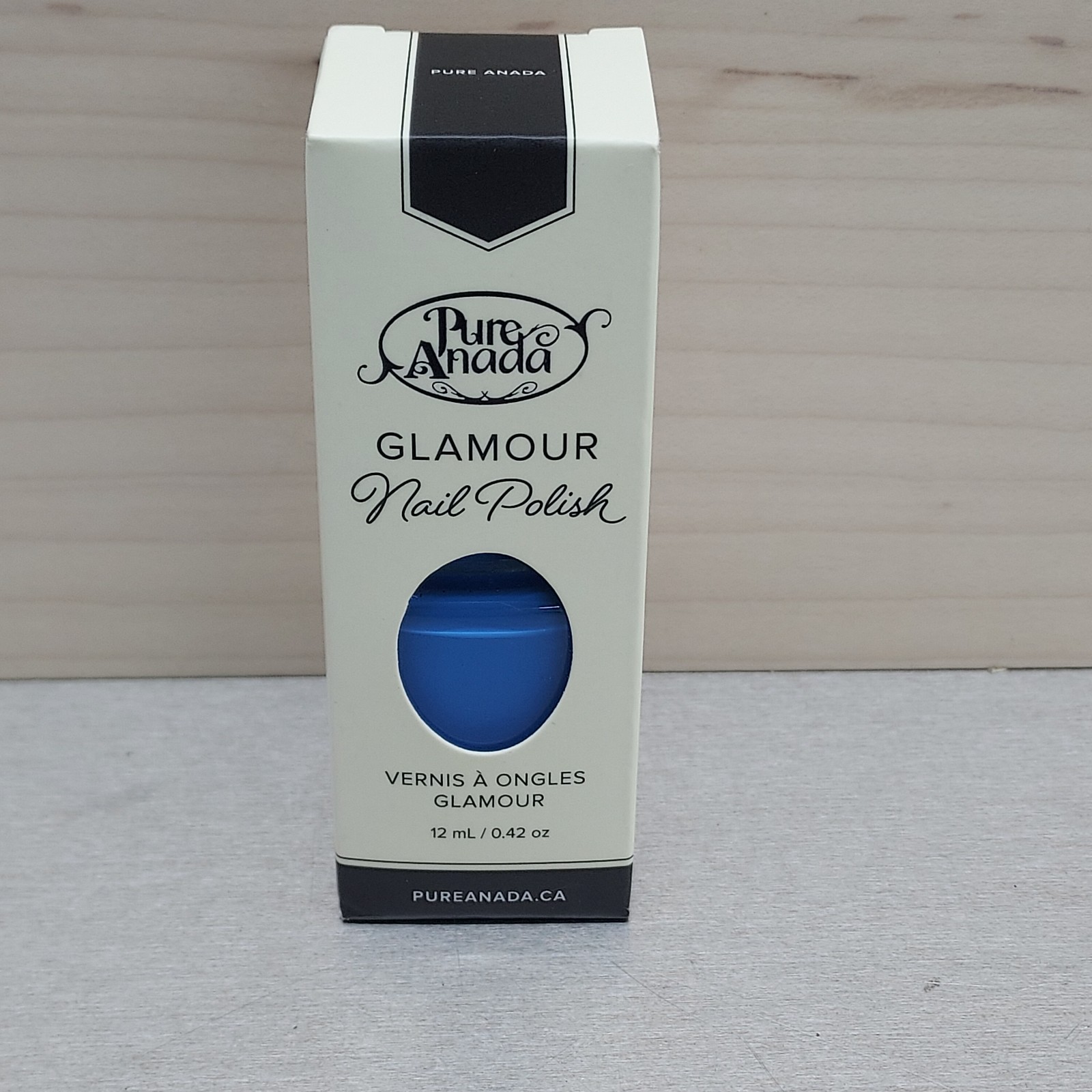 Pure Anada Blue Yonder Glamour Nail Polish free from most toxins