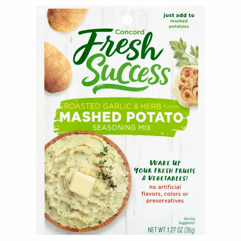 9x Concord Foods Roasted Garlic Herb Mashed Potato Seasoning Mix Bulk Lot 1.27oz