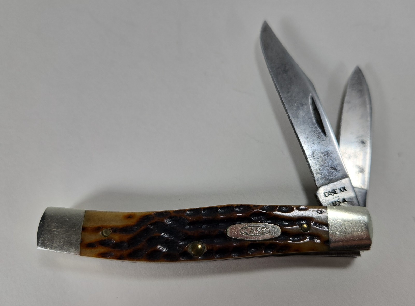 1980 CASE XX USA 62032 Brown Jigged Bone 10 Dot 2 Blade Pocket Knife 1980 CASE XX USA 62032 Brown Jigged Bone 10 Dot 2 Blade Pocket Knife