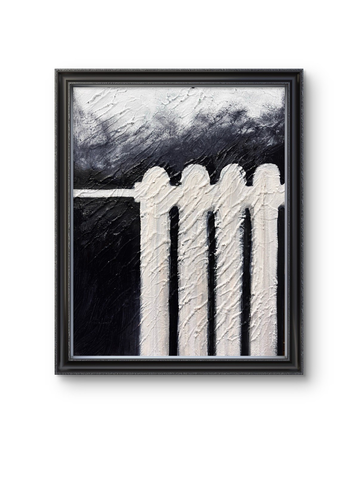 Original oil painting impressionist naïve style “ Radiator “ with COA