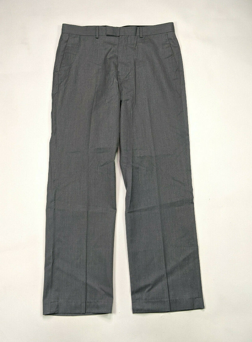 Inc International Concepts London Fit Size 32 X 30 Heather Gray Dress Pants