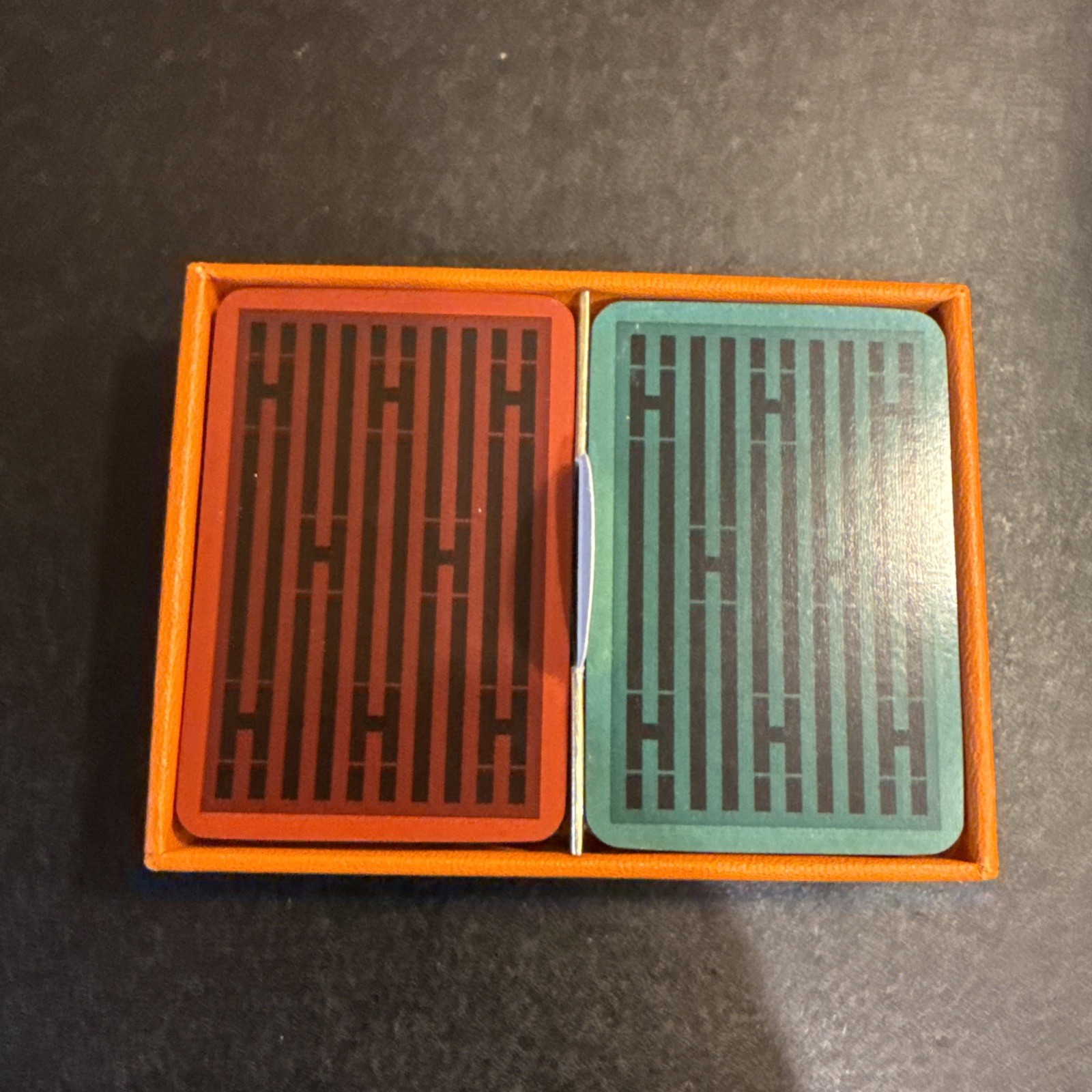 HERMES Mini Playing Card Set 2 Decks \