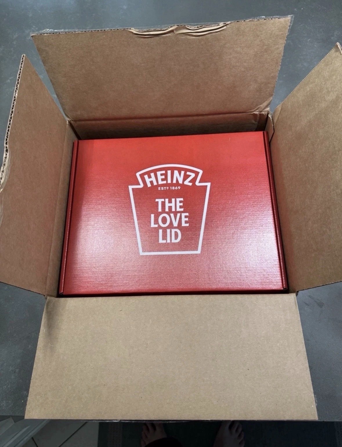 Heinz Ketchup Love Lid Promotional Advertising SOLD OUT RARE