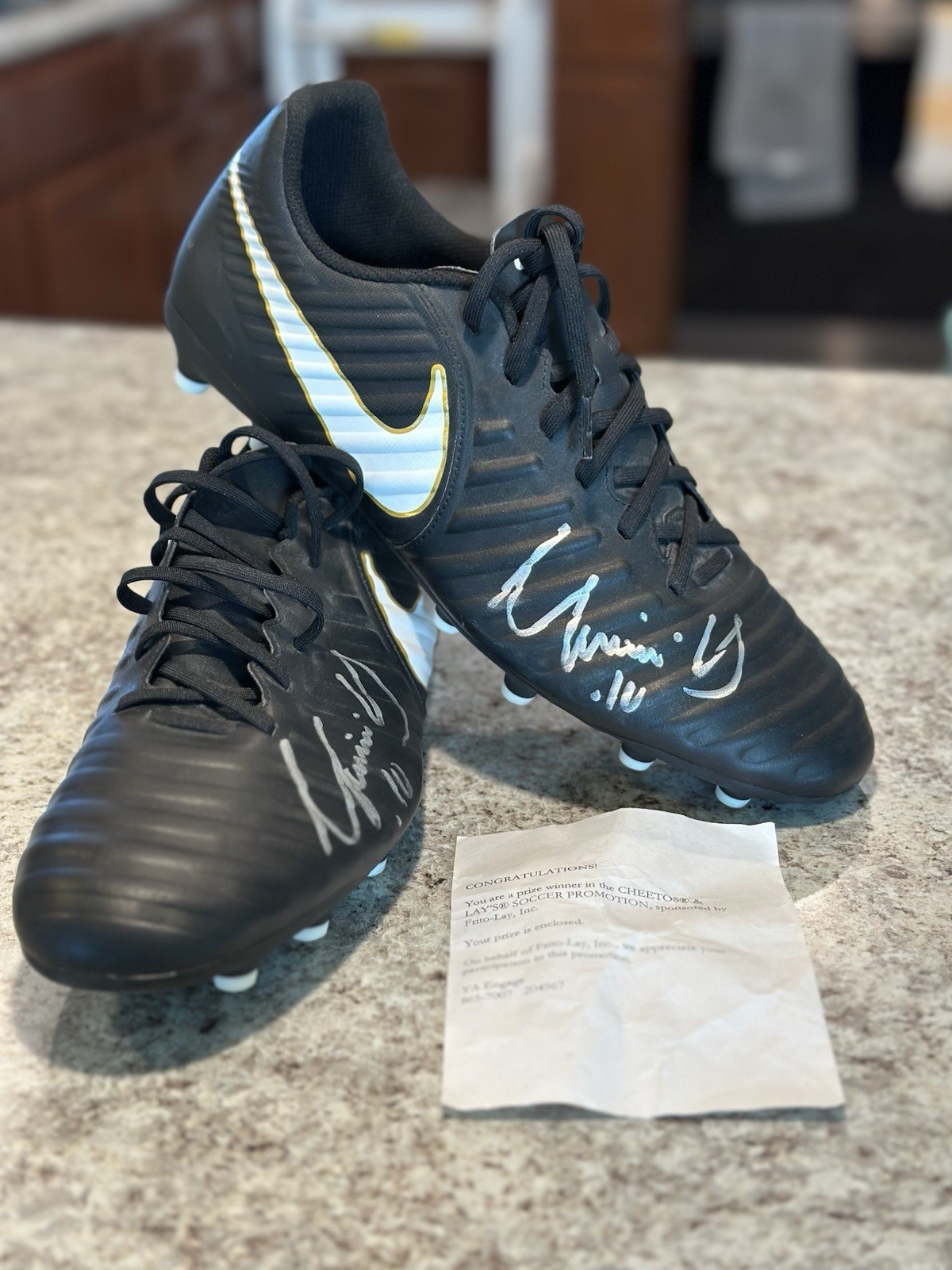 Nike Tiempo Legend firmados por Giovani dos Santos – Ex LA Galaxy / Selección MX