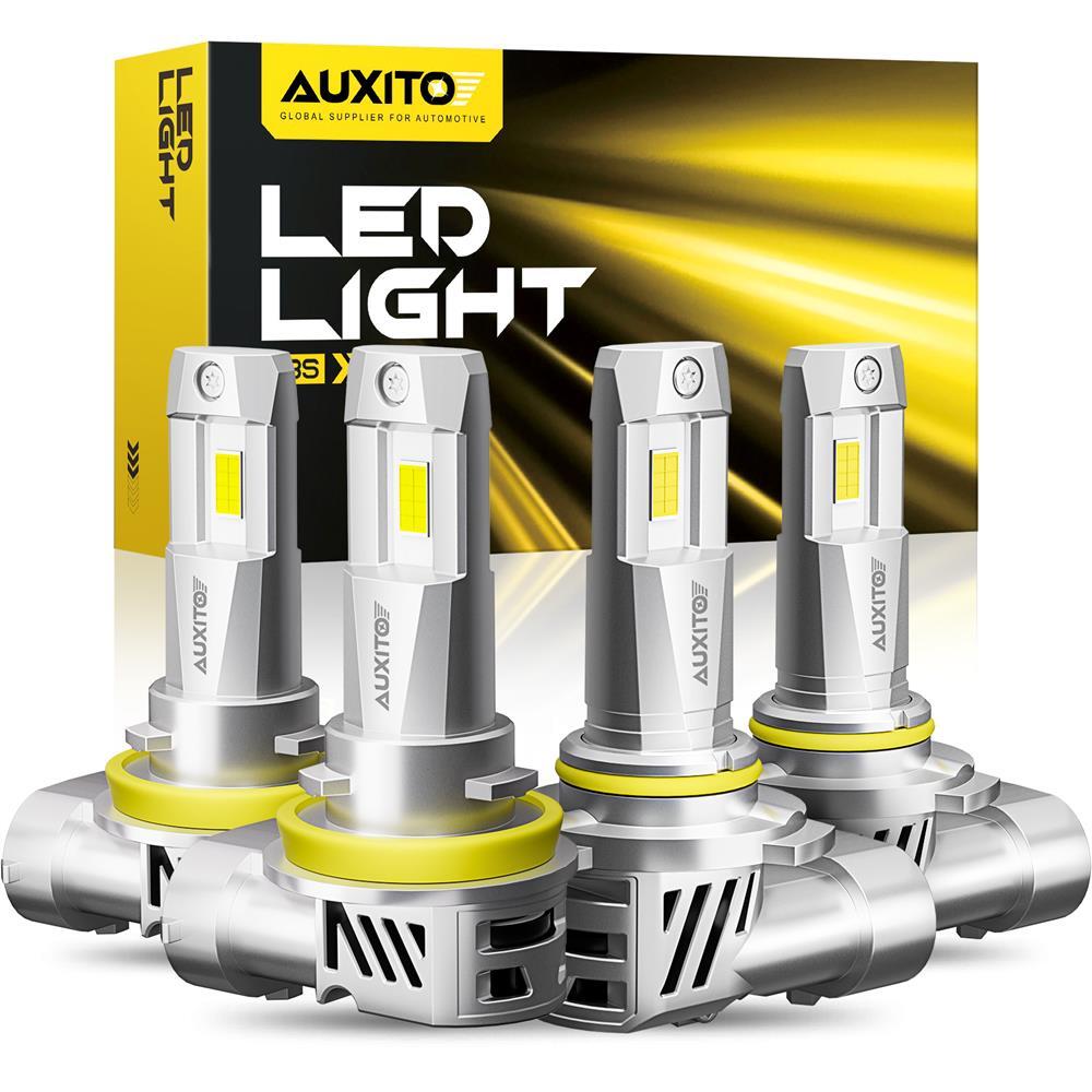 4/8x AUXITO 9005 H11 LED Headlights Combo Bulbs 6500K High Low Beam White Bright 4/8x AUXITO 9005 H11 LED Headlights Combo Bulbs 6500K High Low Beam White Bright