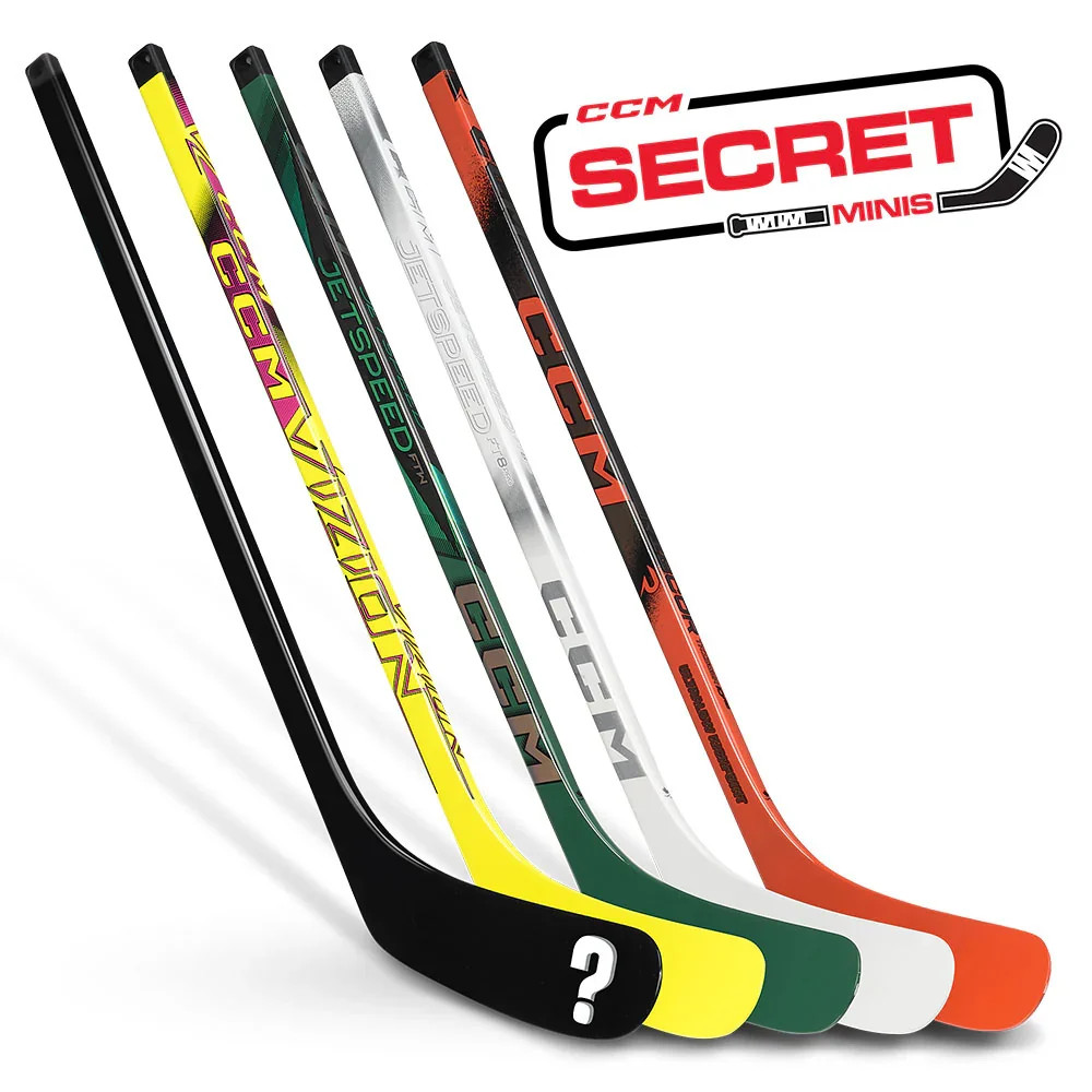 CCM Secret Mini Hockey Sticks 2025 (Right Hand) - 1 Random Stick