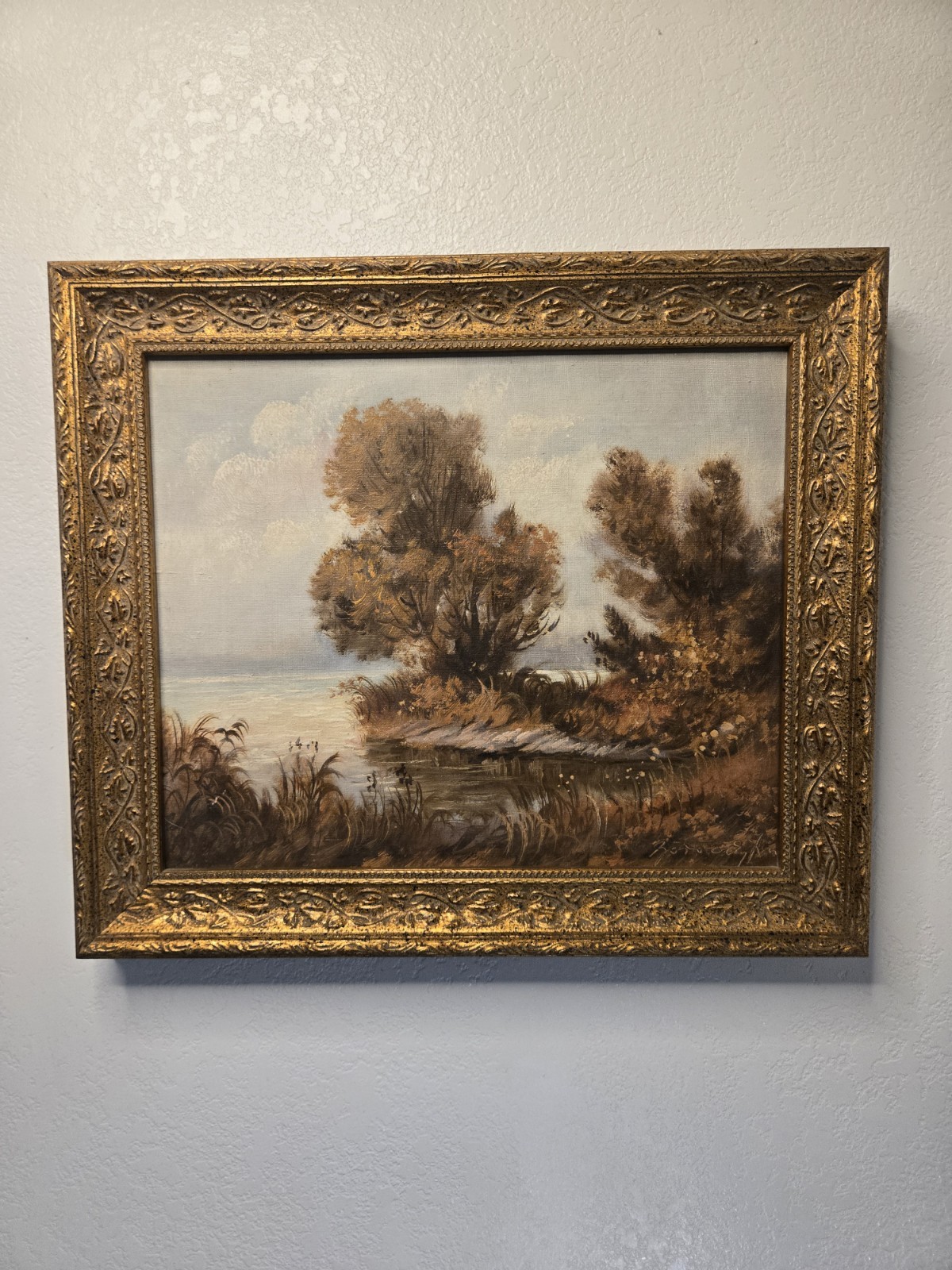 Early 20th Century oil on canvas landscape by Gyula, Julius ZORKOCZY (1873-1932)