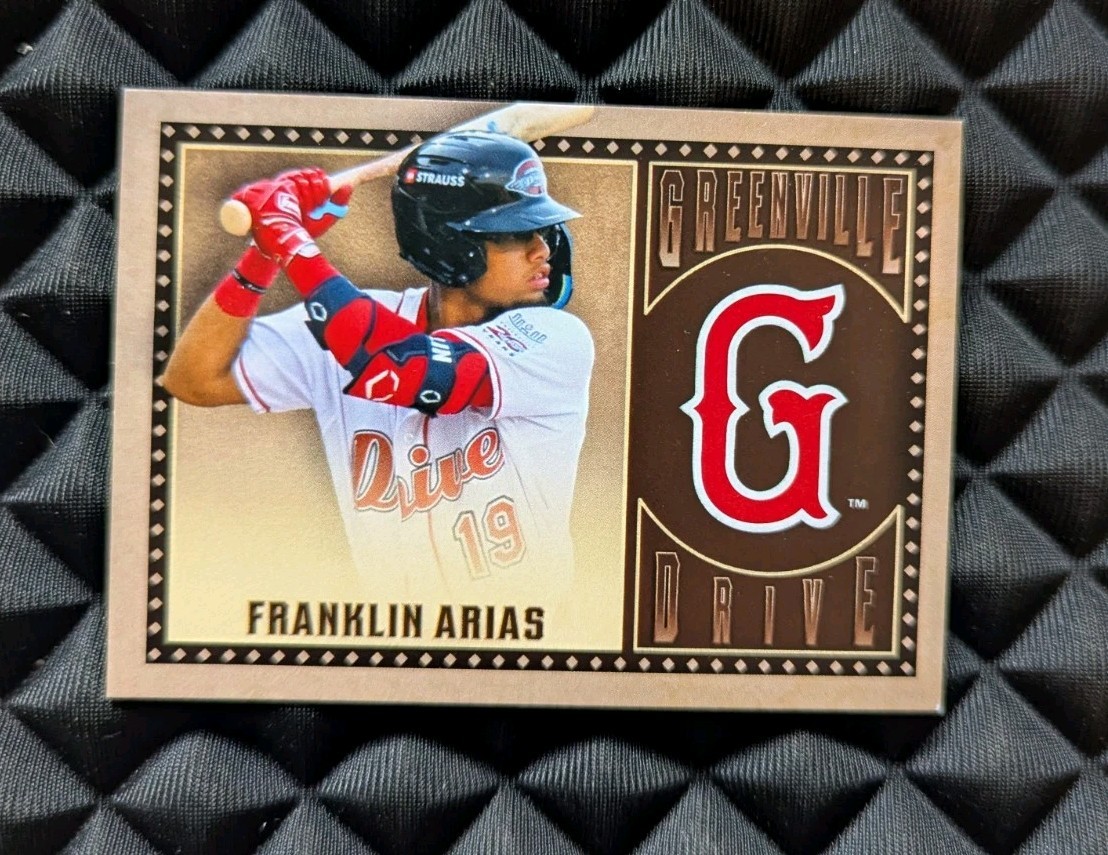 FRANKLIN ARIAS 2025 Choice Greenville Drive #3 Venezuela Red Sox 🔥