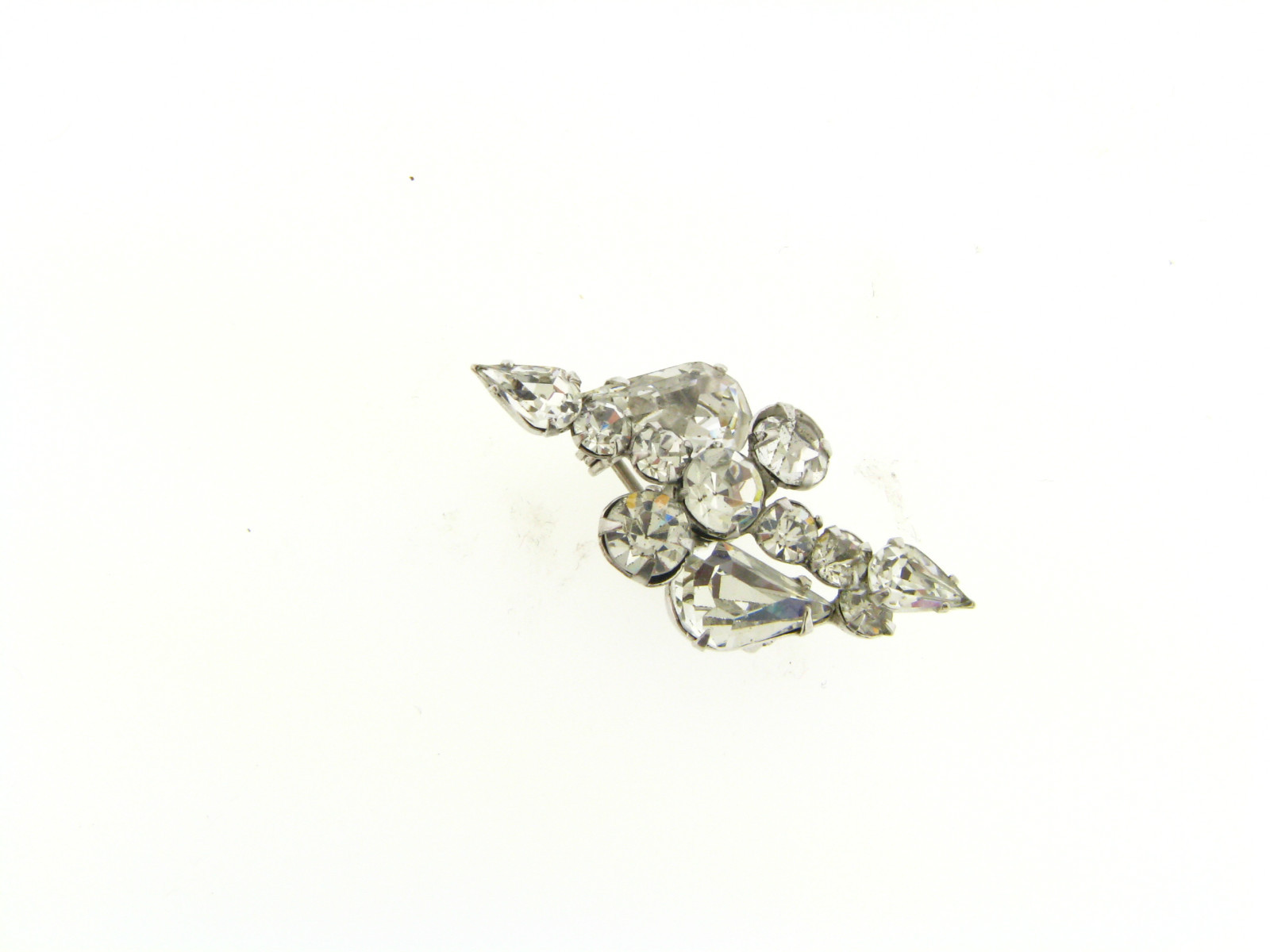 Vintage Sparkly Fancy Mixed Shape Clear Rhinestone Royalty Glam Pin Vintage Sparkly Fancy Mixed Shape Clear Rhinestone Royalty Glam Pin