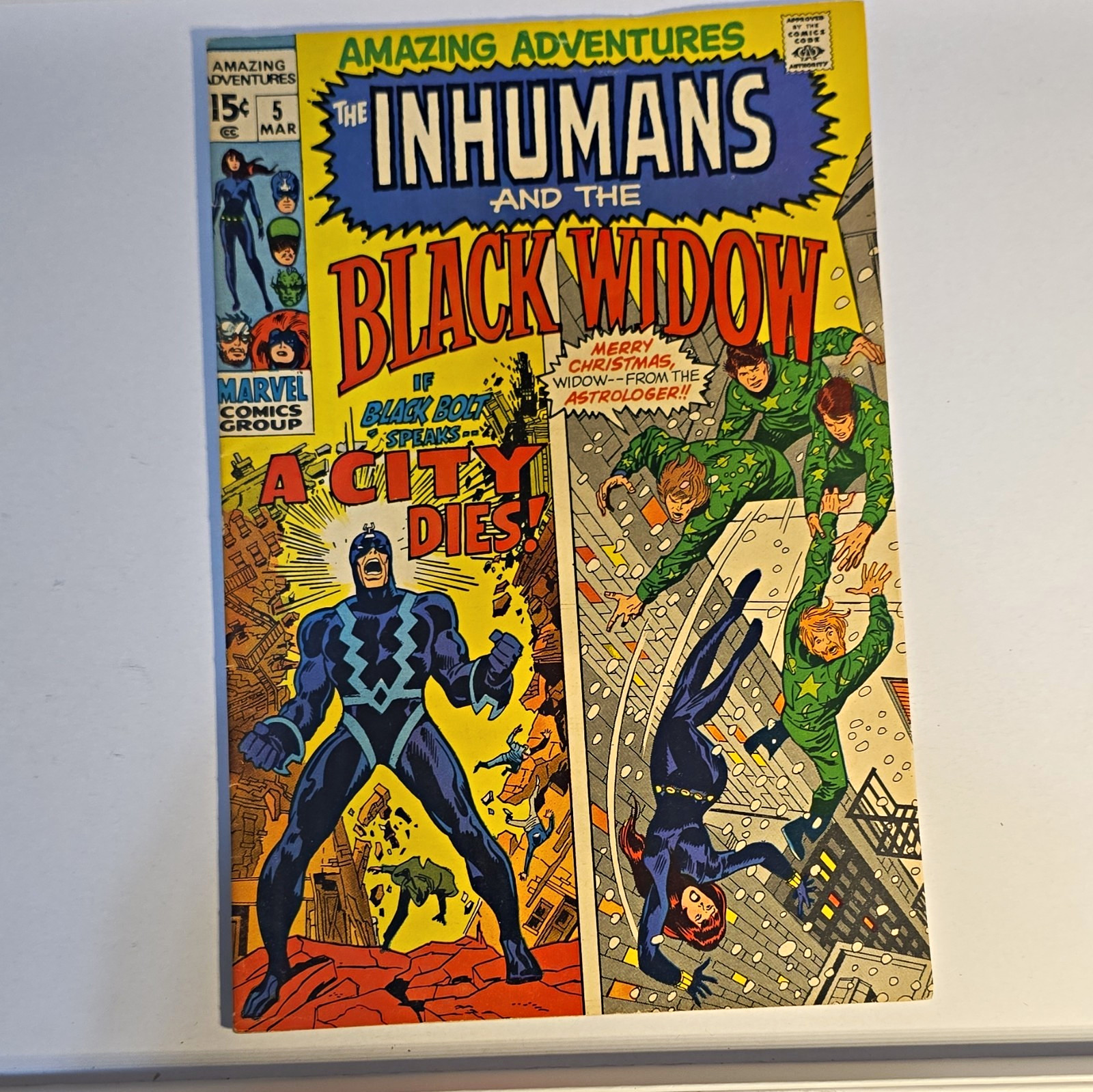 Marvel Comics Amazing Adventures #5 (1970) Inhumans & Black Widow Neal Adams Marvel Comics Amazing Adventures #5 (1970) Inhumans & Black Widow Neal Adams