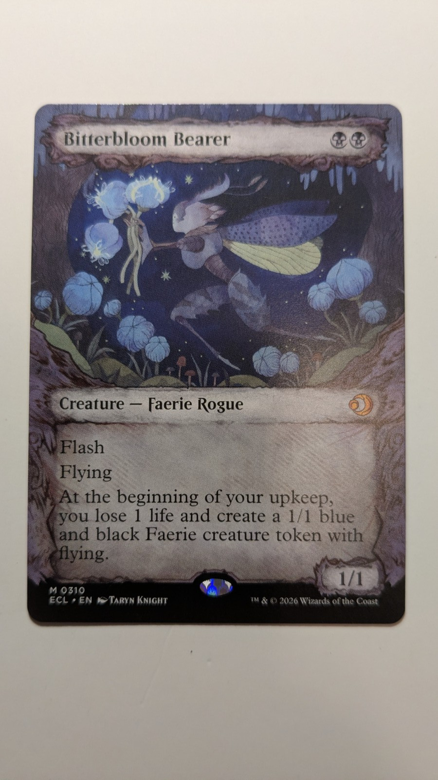 Bitterbloom Bearer (Showcase) Lorwyn Eclipsed Regular 310 MtG