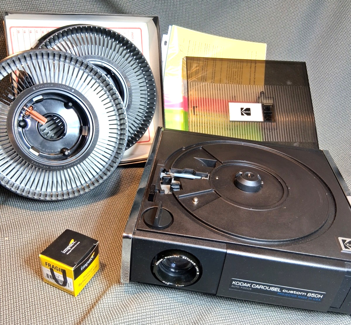 Vtg Kodak Carousel 850H Custom TOP of the Line,  Professionally Services, #26353