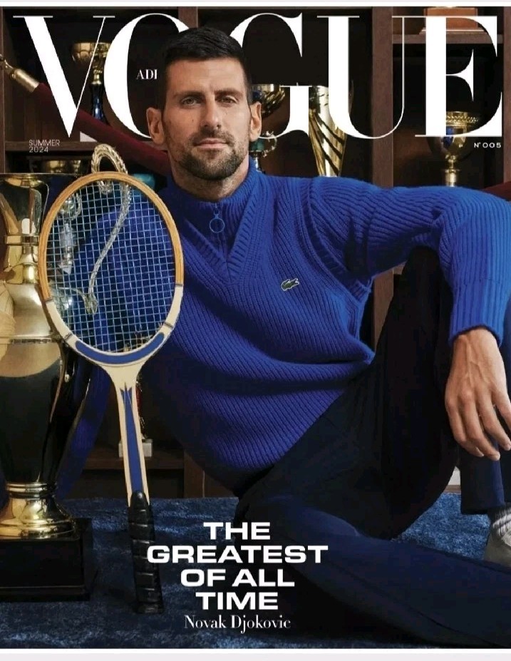 VOGUE ADRIA cover NOVAK DJOKOVIC 2024. / NEW MAGAZINE VOGUE ADRIA cover NOVAK DJOKOVIC 2024. / NEW MAGAZINE