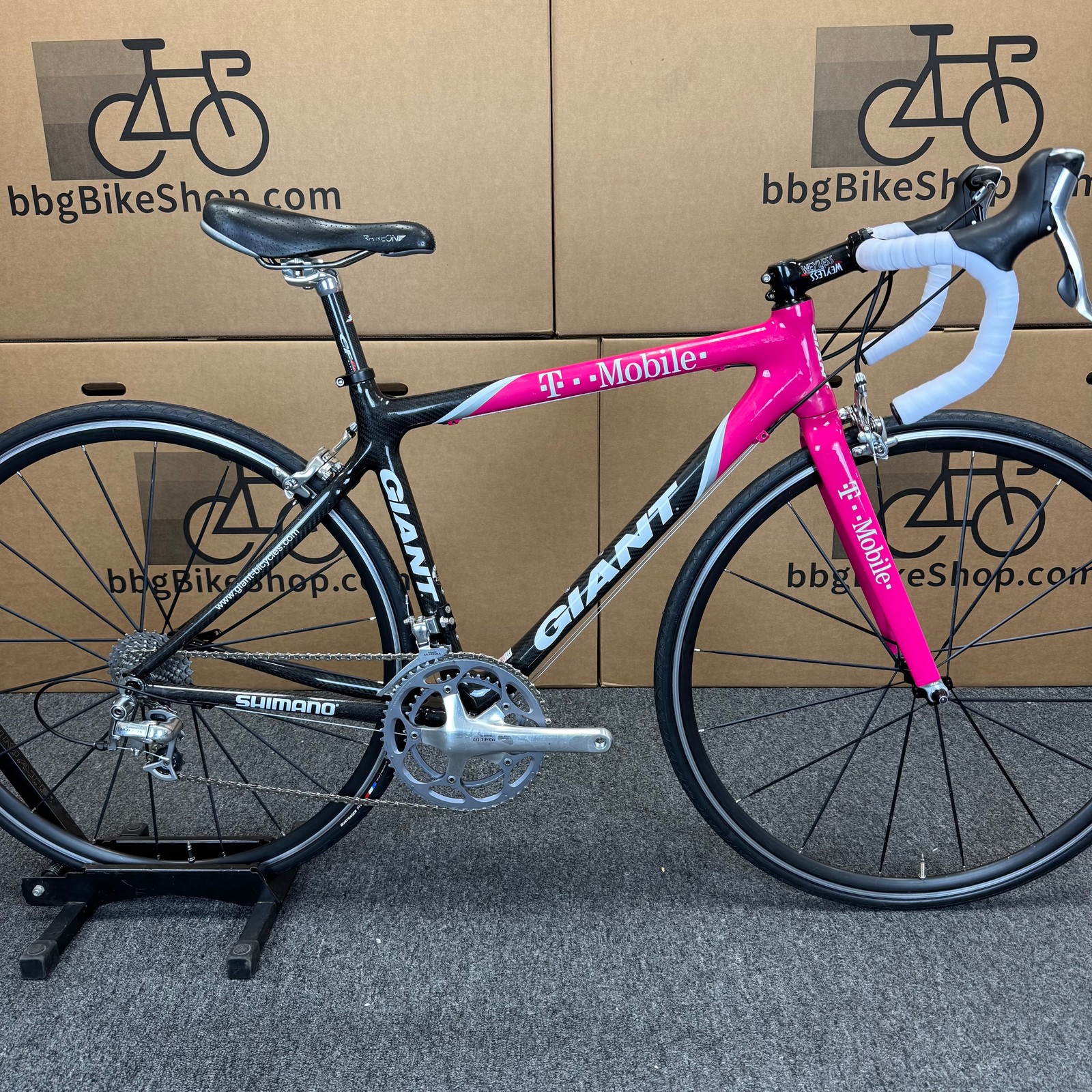 Used Giant TCR Advanced T-Mobile Team, Carbon Fiber Road Bike - 2005, 52cm