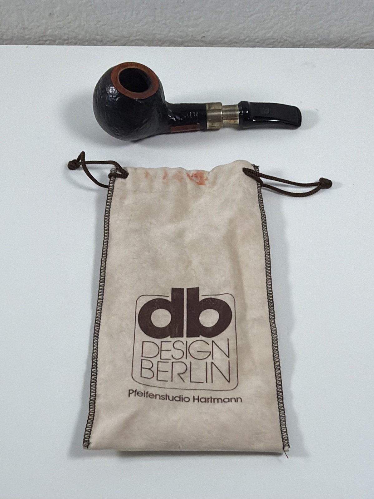 DB Design Berlin Gotha-42 Sterling Silver .925 Vintage Smoking Tobacco Pipe rare