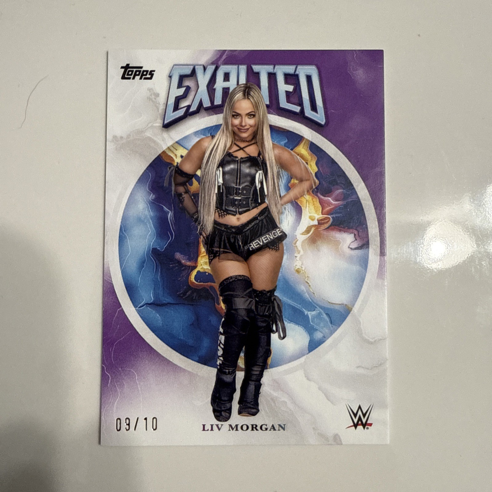 2025 Topps Exalted WWE - Liv Morgan #24 Purple /10 2025 Topps Exalted WWE - Liv Morgan #24 Purple /10