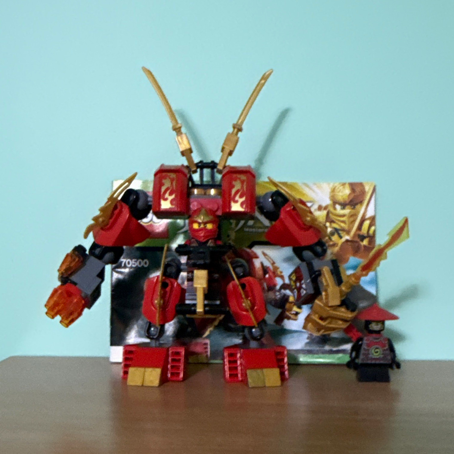 LEGO NINJAGO Kai\'s Fire Mech 70500 Rebooted Complete Set 102 pcs No Box