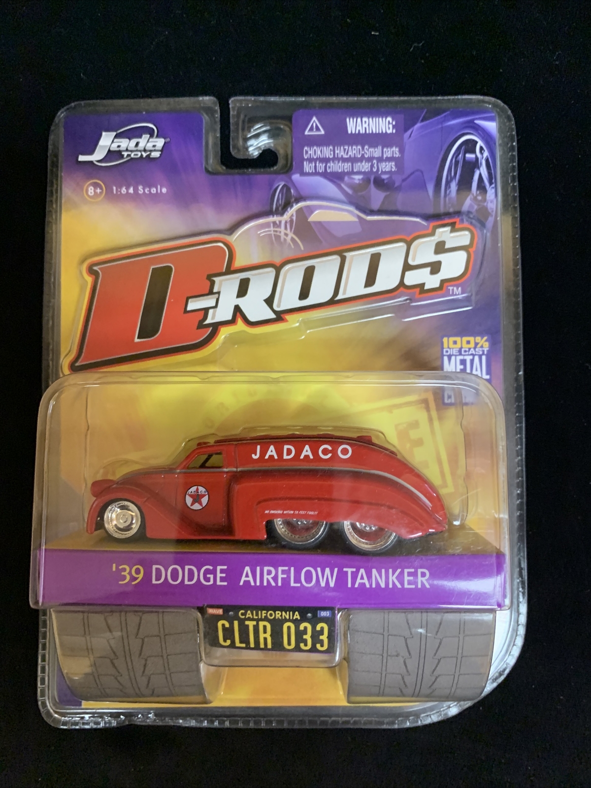 New Jada Toys D-Rods \'39 Dodge Airflow Tanker 2006 Wave 3 Red New Jada Toys D-Rods \'39 Dodge Airflow Tanker 2006 Wave 3 Red