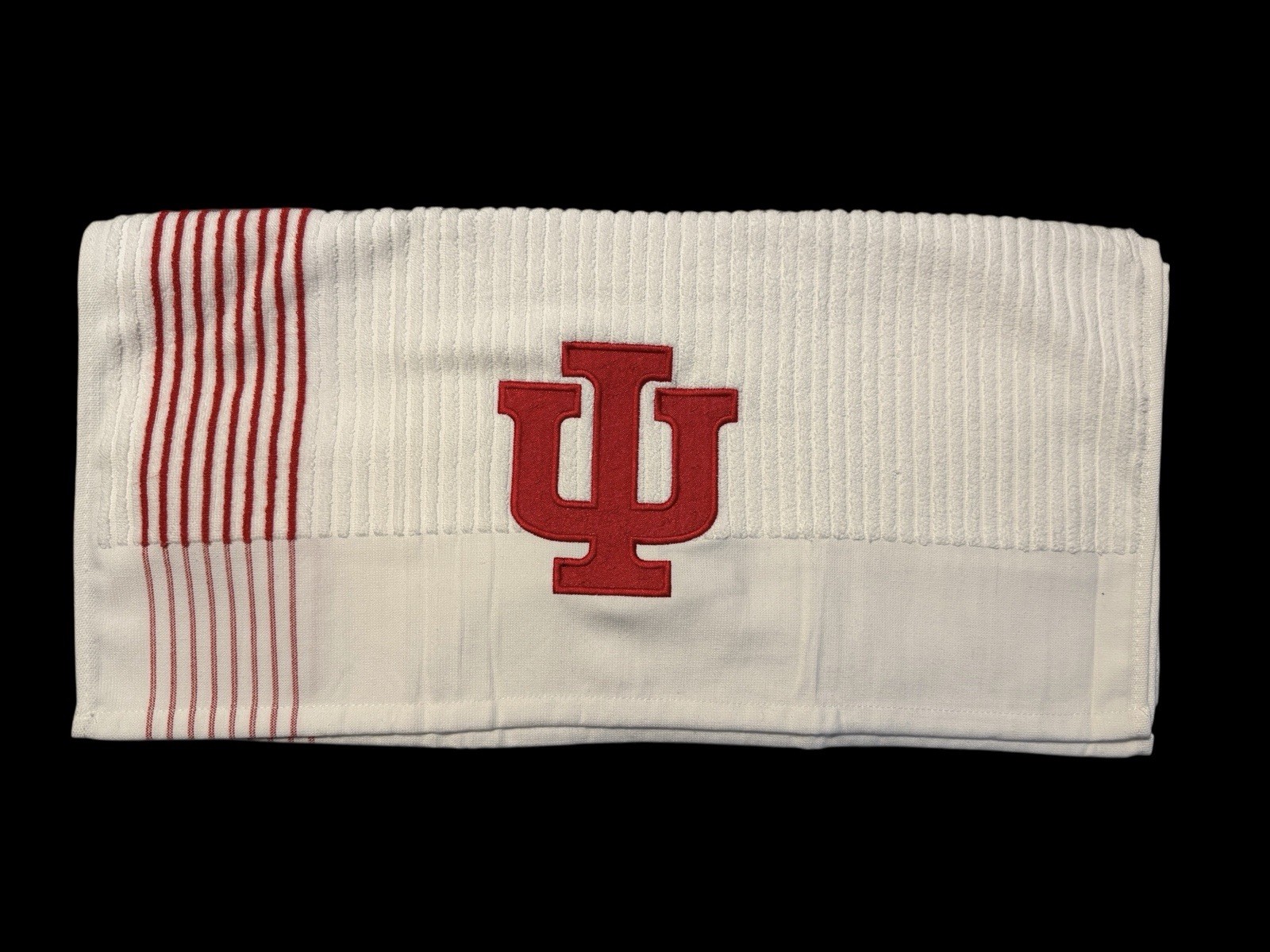 Indiana University (IU) Caddy Towel (2 Logos) Vintage Logo/ 44in x24 in (42k St)