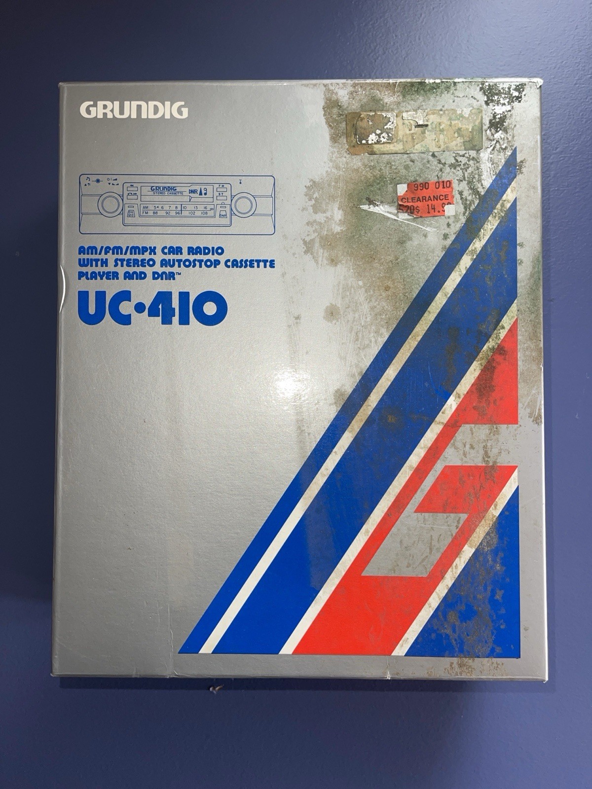 Vintage Grundig UC-410 Cassette Radio Head Unit Rare New Box