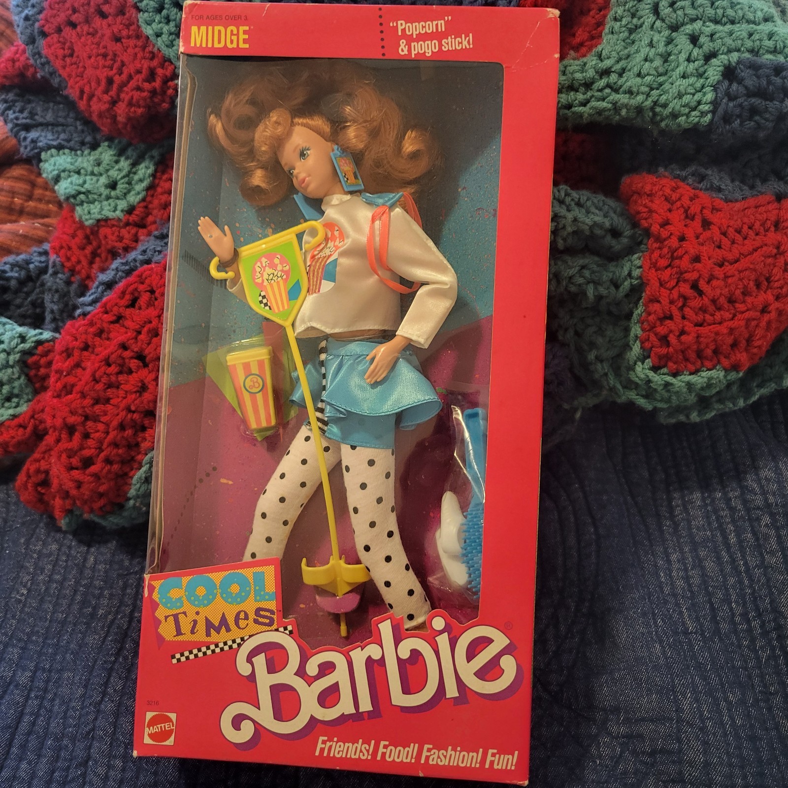 Vintage Cool Times Midge 1988 New In Box Barbie Doll