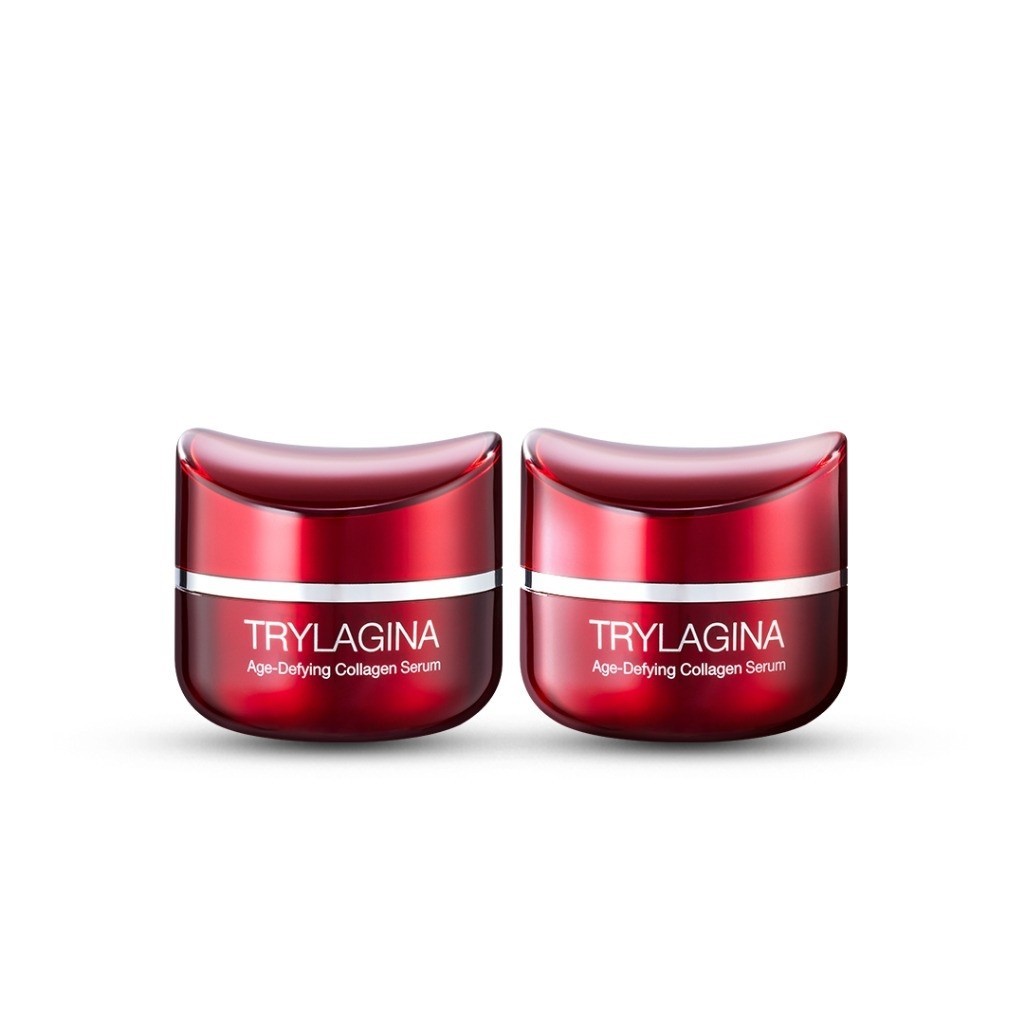 2x TRYLAGINA Age-Defying Collagen Serum 12X Moisturizing Anti-Aging Wrinkle 30g