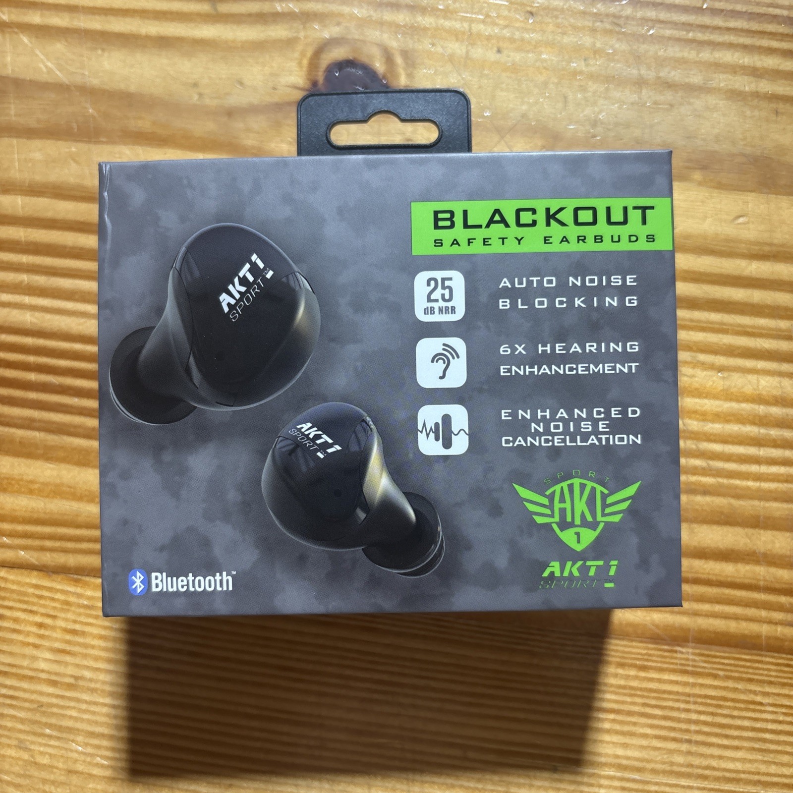 NEW AKT 1 Blackout Safety Earbuds - 25 db NRR 6 x hearing enhancement NEW AKT 1 Blackout Safety Earbuds - 25 db NRR 6 x hearing enhancement